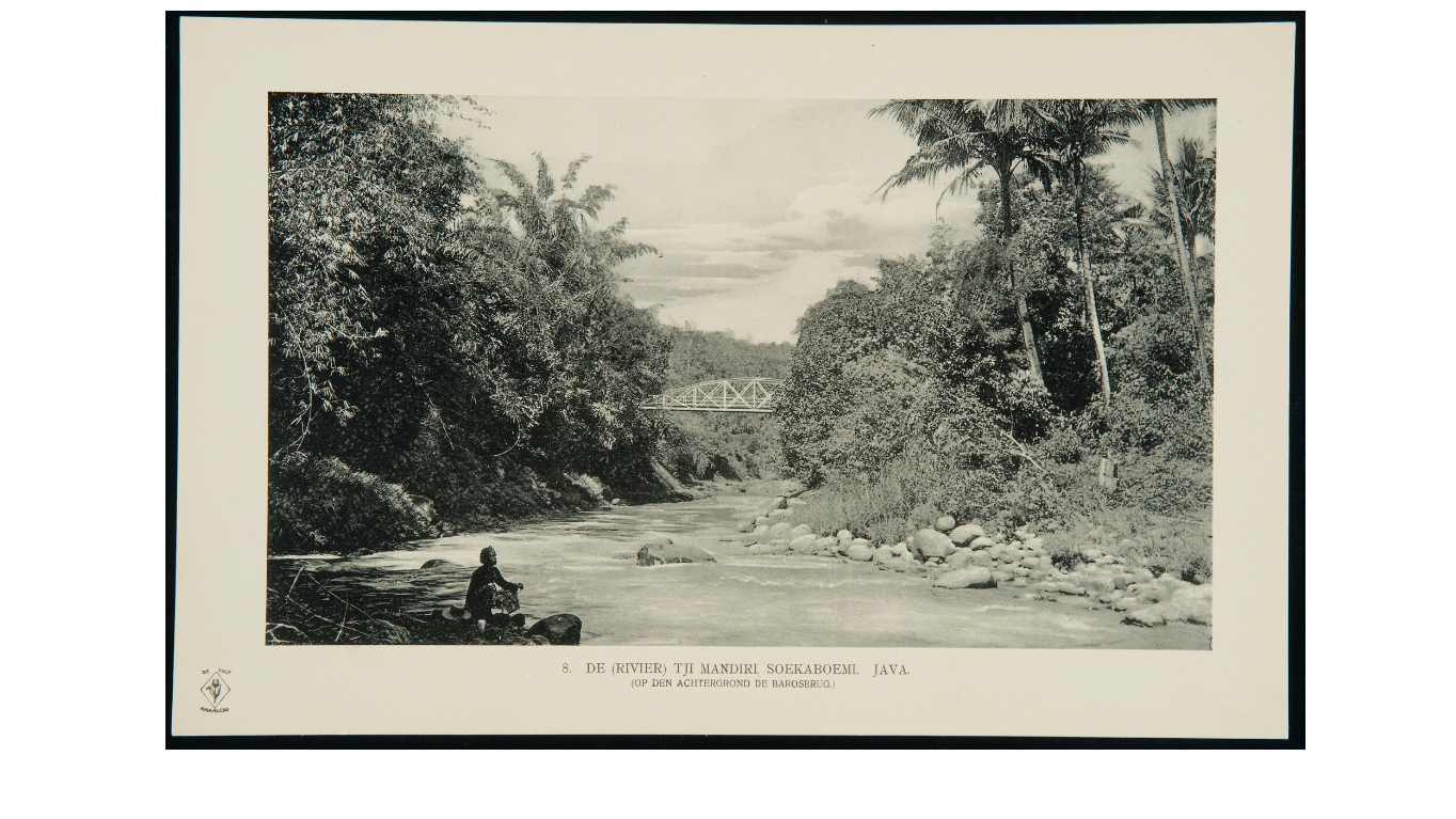 Sungai Cimandiri Dari Jembatan baros